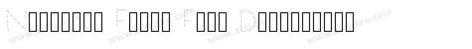 National First Font Dotted字体转换